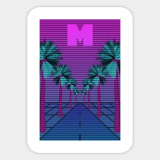 Miami Retro - M Sticker